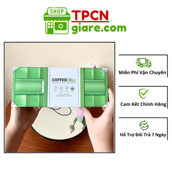 Trà xanh COFFEECELL với nhân sâm hoàng đế, Vision Thực Phẩm Chức Năng