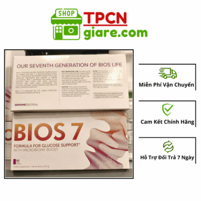 Bios 7 Unicity Hộp 60 Gói Bổ Sung Vitamin Và Khoáng Chất Hỗ Trợ Tăng Cường Sức Khoẻ - Chính Hãng