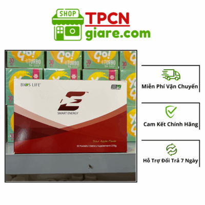 Thực Phẩm Bảo Vệ Sức Khỏe Bios Life E Unicity Vị Táo - Hộp 30 Gói