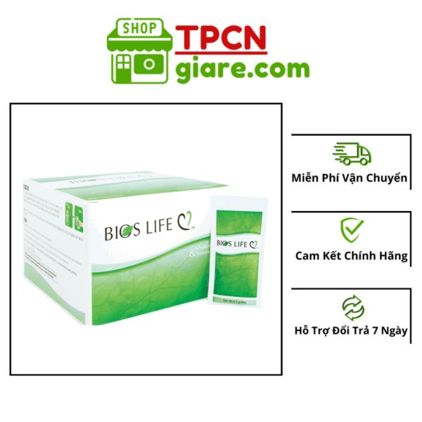 Bios Life C Unicity Hỗ Trợ Tim Mạch, Cân Bằng Huyết Áp - Hộp 60 Gói