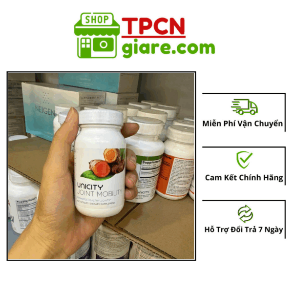 Hỗ Trợ Xương Khớp Joint Mobility Unicity Lọ 60 Viên - Kháng Viêm Giảm Đau Nhức Cơ