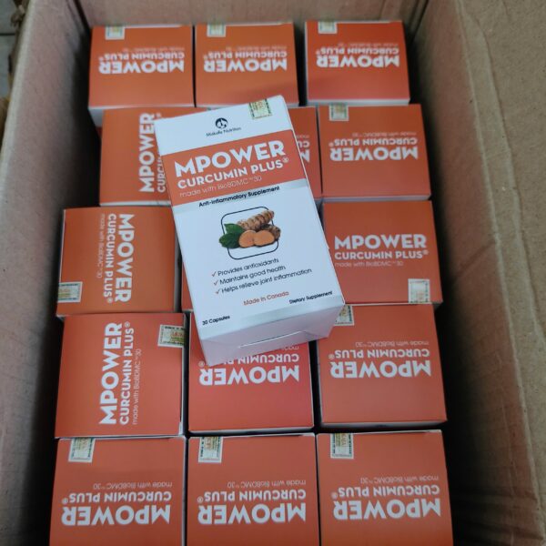 Viên Uống Mpower Curcumin Plus Nghệ Tươi Canada - Lọ 30 Viên - Hình ảnh 2