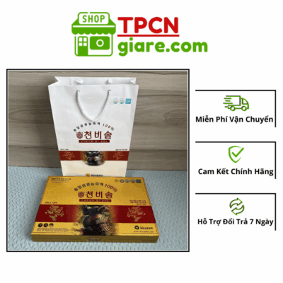 Viên Uống Tinh Dầu Thông Đỏ Red Pine Chính Phủ Hàn Quốc Chính Hãng