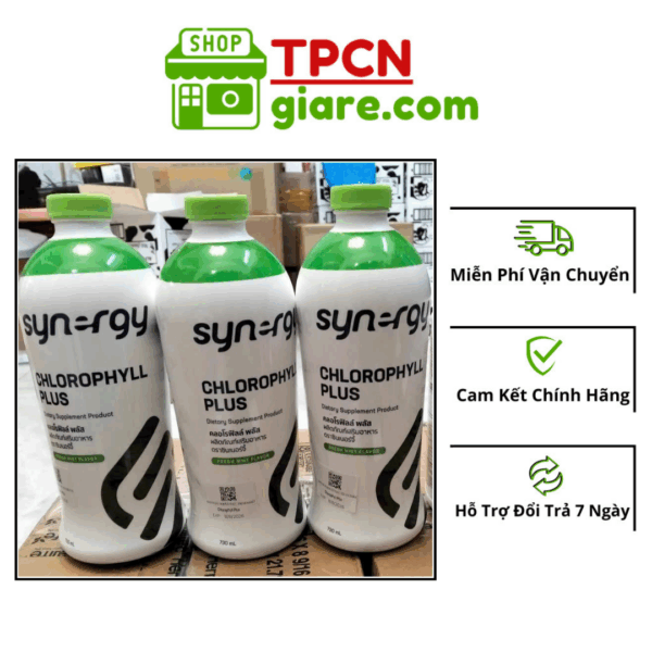 Diệp Lục Synergy ChlorophyII Plus Chính Hãng Mỹ Chai 730Ml