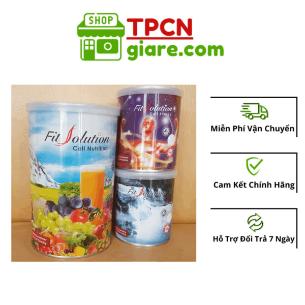 Bộ 3 Dinh Dưỡng Fit Solution - Cell Nutrition, Cell Energy, Cell Mineral