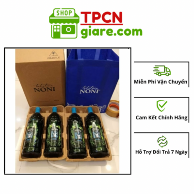 1 THÙNG 4 CHAI - NƯỚC ÉP TRÁI NHÀU NONI TAHITIAN JUICE CHÍNH HÃNG MỸ - CHAI 1 LÍT