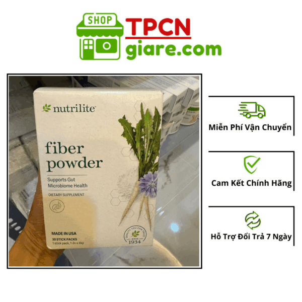 TPBVSK Nutrilite Amway Fiber Powder ( Xơ Bột) - Hộp 30 Gói