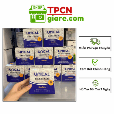 Canxi Cơm Unical For Rice Nhật Bản Hỗ Trợ Bổ Sung Canxi Hộp 20 Gói - Chính Hãng