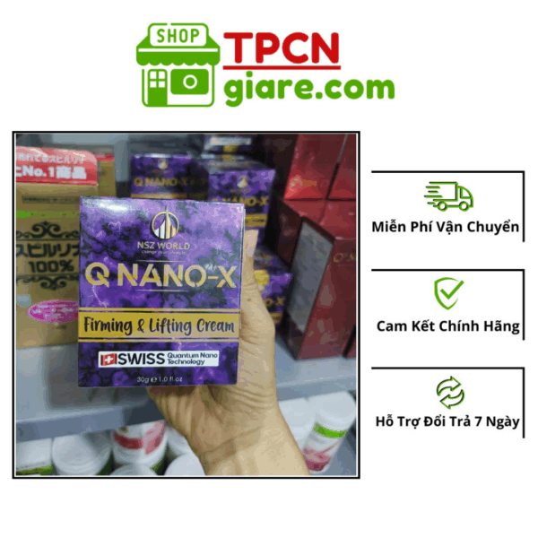 Kem Q Nano X Kem Trị Liệu Đa Năng Hộp 30Gr - Hàng Chính Hãng