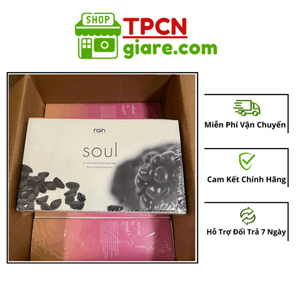 Rain Soul Mỹ Hôp 30 Gói - Hỗ Trợ Tăng Cường Sức Khỏe, Ngăn Ngừa Lão Hóa