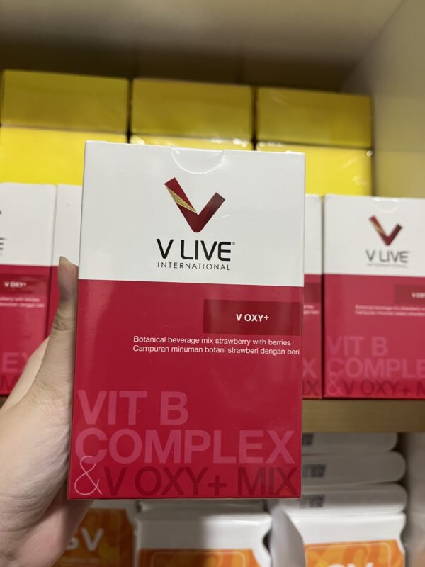 Vlive V Oxy+ hộp 28 gói hỗ trợ tuần hoàn máu, tăng oxy máu và chăm sóc tế bào - Hình ảnh 2