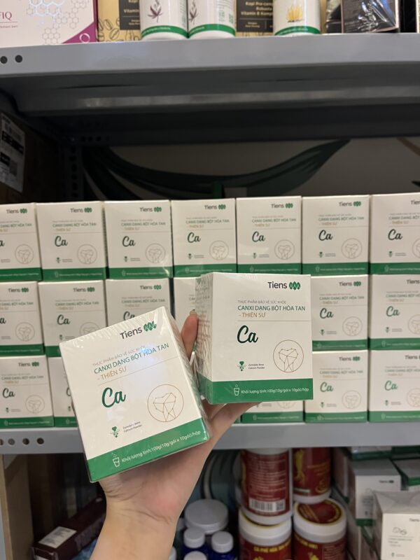 TPBVSK Canxi Dạng Bột Hòa Tan Thiên Sư Tiens Hộp 10 gói - Tăng Cường Sức Khoẻ Xương Khớp - Hình ảnh 3
