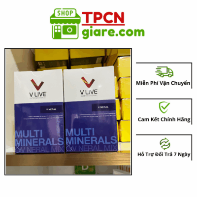 V NERAL VLIVE INTERNATIONAL HỘP 28 GÓI GIÚP BỔ SUNG COLLAGEN VÀ KHOÁNG CHẤT CHO DA TỪ MALAYSIA