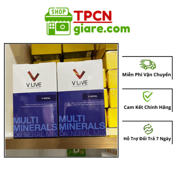 V NERAL VLIVE INTERNATIONAL HỘP 28 GÓI GIÚP BỔ SUNG COLLAGEN VÀ KHOÁNG CHẤT CHO DA TỪ MALAYSIA