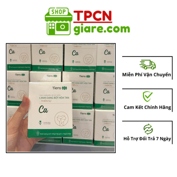 TPBVSK Canxi Dạng Bột Hòa Tan Thiên Sư Tiens Hộp 10 gói - Tăng Cường Sức Khoẻ Xương Khớp