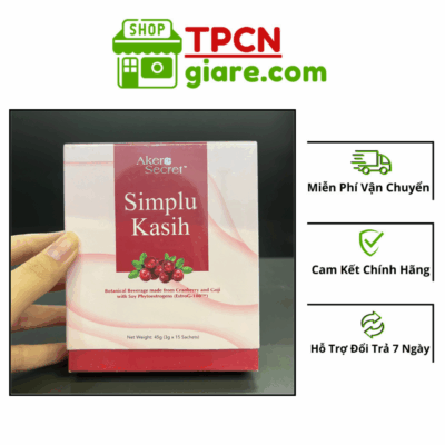 Simplu Kasih Akero hộp 15 gói - Giải pháp tối ưu cân bằng nội tiết tố nữ