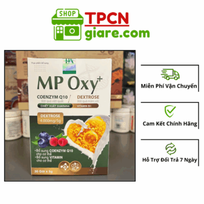 MP OXY + Coenzyme Q10 - Bổ sung vitamin, Coenzyme Q10 cho cơ thể Hộp 30 gói