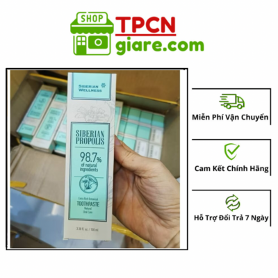 Kem đánh răng thảo mộc Siberian Propolis – Chăm sóc răng miệng từ thiên nhiên (100ml/Tuýp)